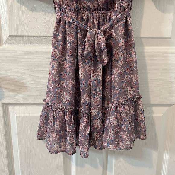 NWOT - Melrose and Market Floral Faux Wrap Mini Dress - Picture 6 of 12